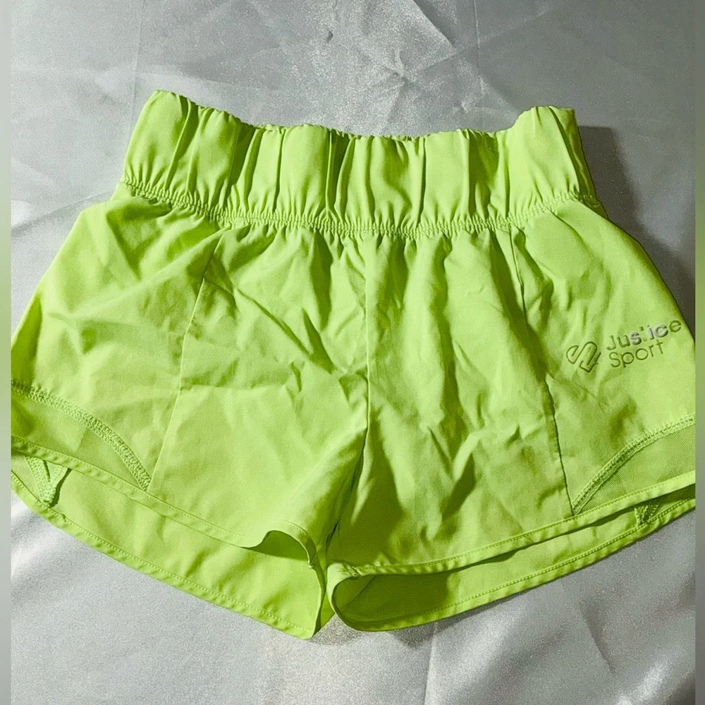 Justice Sport Girls Shorts Size M (10) Neon